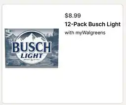 Walgreens 12-Pack Busch Light offer