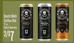 Jewel-Osco Death Wish Coffee Rtd offer