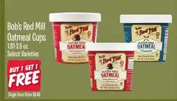 Jewel-Osco Bob's Red Mill Oatmeal Cups offer
