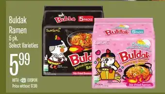 Jewel-Osco Buldak Ramen offer