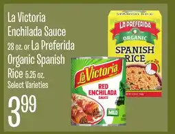 Jewel-Osco La Victoria Enchilada Sauce or La Preferida Organic Spanish Rice offer