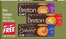 Jewel-Osco Breton Crackers offer