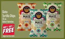 Jewel-Osco Siete Tortilla Chips offer