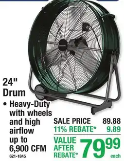 Menards 24 Drum offer