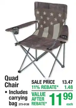 Menards Quad Chair offer