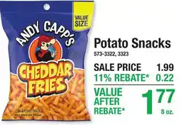 Menards Potato Snacks offer