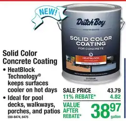 Menards Solid Color Concrete Coating offer