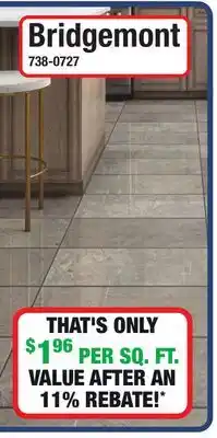 Menards Bridgemont 12 x 24 Porcelain offer