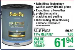 Menards EXTERIOR FLAT PAINTS & PRIMERS offer