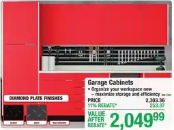 Menards Garage Cabinets offer