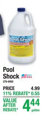 Menards Pool Shock offer