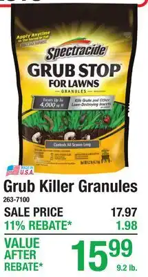 Menards Grub Killer Granules offer