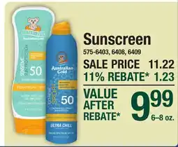 Menards Sunscreen offer