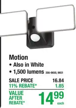 Menards Motion offer
