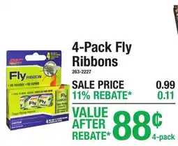 Menards 4-Pack Fly Ribbons offer