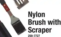 Menards Nylon Brush with Scraper offer