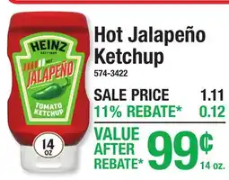 Menards Hot Jalapeño Ketchup offer