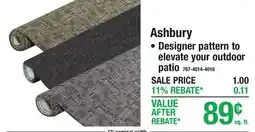 Menards Ashbury offer