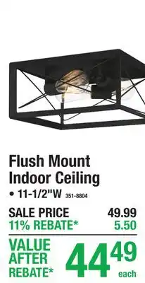 Menards Flush Mount Indoor Ceiling offer