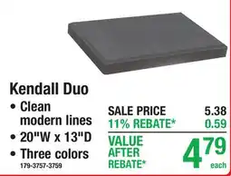 Menards Kendall Duo offer