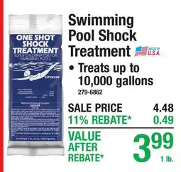 Menards Swimming Pool Shock Treatment offer