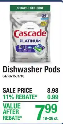 Menards Dishwasher Pods offer