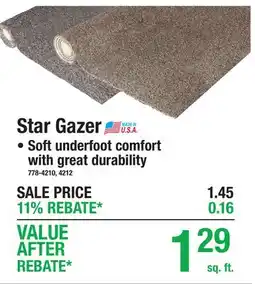 Menards Star Gazer offer
