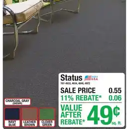 Menards Status offer