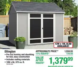 Menards Ellington offer