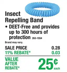 Menards Insect Repelling Band offer