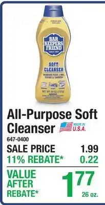 Menards All-Purpose Soft Cleanser offer
