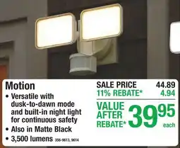 Menards Motion offer