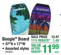 Menards Boogie Board offer