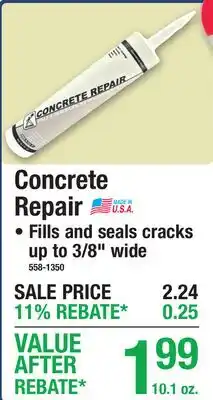 Menards Concrete Repair offer