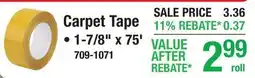 Menards Carpet Tape offer