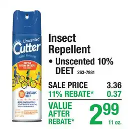 Menards Insect Repellent offer