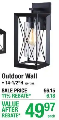 Menards Outdoor Wall offer