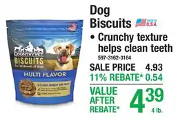 Menards Dog Biscuits offer