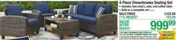 Menards 4-Piece Cloverbrooke Seating Set offer