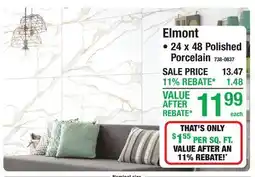 Menards Elmont offer