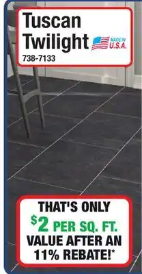 Menards Tuscan Twilight offer