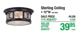 Menards Sterling Ceiling offer