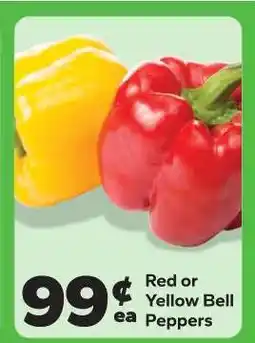 Save a Lot Red or Yellow Bell Peppers offer