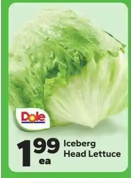 Save a Lot Iceberg Head Lettuce offer