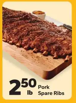 Save a Lot Pork Spare Ribs offer