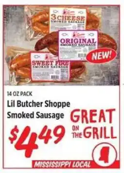 Rouses Lil Butcher Shoppe Smoked Sausage offer