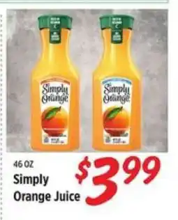 Rouses Simply Orange Juice offer
