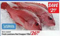 Rouses Fresh Louisiana Red Snapper Fillet offer