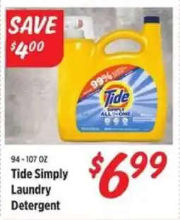 Rouses Tide Simply Laundry Detergent offer