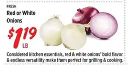 Rouses Red or White Onions offer